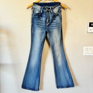 Cider Blue Flare Jeans